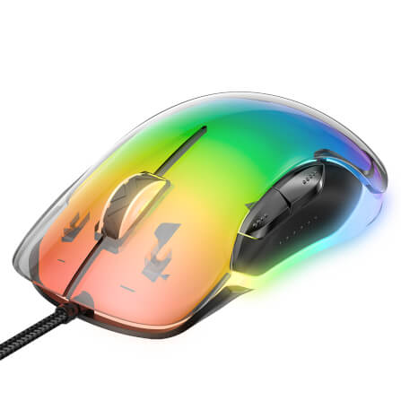 เมาส์เกมมิ่ง ONIKUMA CW925 RGB BACKLIT WIRED GAMING MOUSE - สีดำ_4